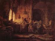 The Parable of the Laborers in the Vineard Rembrandt